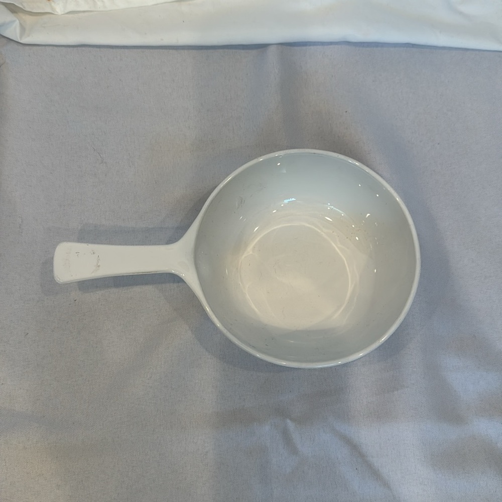 Vintage Corning Ware 1975 Country Festival/Blue Bird Pattern Sauce Skillet - Picture 3 of 5
